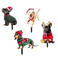 thumbnail image 1 of Christmas Chicken Outdoor Decorations, Christmas Yard Sign with Stakes, Cat Animal Garden Stakes Yard Art for Ground Yard Lawn Porch Sidewalk Xmas Winter Holiday Decorations, 1 of 7