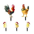 thumbnail image 1 of Christmas Chicken Outdoor Decorations, Christmas Yard Sign with Stakes, Cat Animal Garden Stakes Yard Art for Ground Yard Lawn Porch Sidewalk Xmas Winter Holiday Decorations, 1 of 7