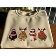 thumbnail image 1 of Christmas Chicken Sweatshirt – Funny Farm Animal Holiday Sweater, Embroidered Hen Pullover, Cute Chicken Lover Xmas Gift, 1 of 4