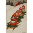 thumbnail image 1 of Christmas Children Sledging Poster Print By Mary Evanspeter & Dawn Cope Collection (24 X 36), 1 of 3