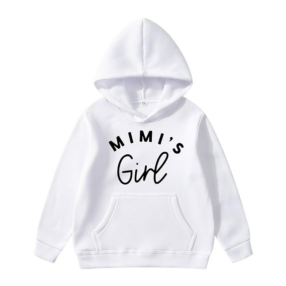 Christmas Children's Fashion Hooded Pullover Casual Winter Letters English Print Pocket Decoration Children's Clothing Sweatshirt