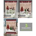 Christmas Christmas Ball Curtains for Living Room Bedroom Modern Tie Up
