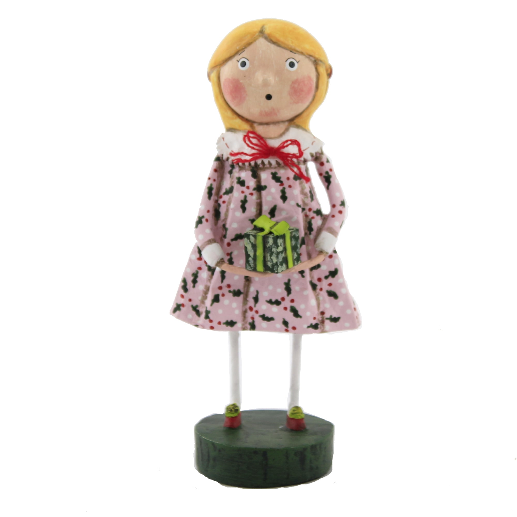 Lori Mitchell 6.00In Christmas Evie, Polyresin, Eve Holly Girl 13336