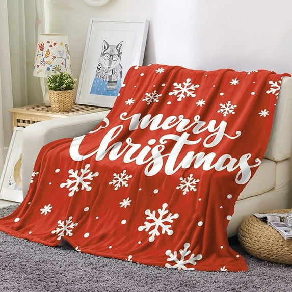 Queen Blanket for Bed Suitable Is Plush and Hugging Lightweight Soft for Sofas Christmas Blanket Beds-Blankets Home Textiles Blankets and Throws