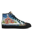 thumbnail image 1 of Christmas Church Oh Holy Night High Top Canvas Shoes Sneakers Black Size 6, 1 of 7
