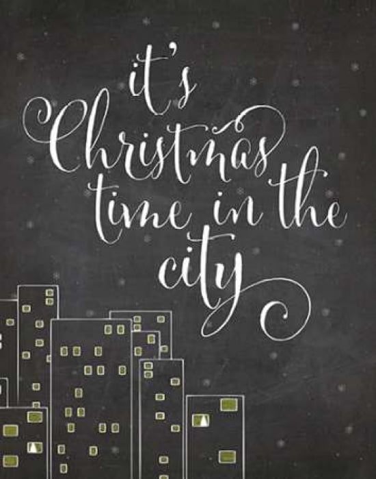 Christmas City Canvas Art - Amy Cummings (22 x 28)