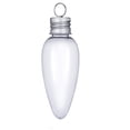 thumbnail image 1 of Christmas Clear Plastic Bulb Shape Ornaments Fillable DIY Light Bulb for Candy Craft Christmas Tree Decoration, 1 of 9