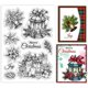 thumbnail image 1 of Christmas Clear Silicone Stamps for DIY Card Making Christmas Candles Silicone Transparent Seal Poinsettia Bell Strobile Decorative Clear Stamps for Scrapbooking Album Journal Decoration DIY, 1 of 8