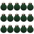 thumbnail image 1 of Christmas 15Pcs Velvet Christmas Balls Flocked Christmas Tree Ball Ornaments,Xmas Decorative Hanging Ornaments Christmas Tree Decorations, 1 of 9