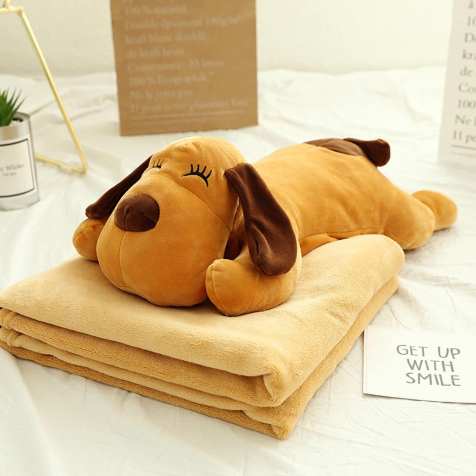 Christmas Clearance!2in1 Cute Plush Toy Conditioner Blanket Pillow