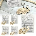 thumbnail image 1 of Christmas Clearance 2024 Christmas Tree Ornaments The Story Of Love and Loyalty Elephant Keychain Wooden Decoration Gift and . Wooden Elephant Christmas Keychain Gift Sister Best Friend, 1 of 7