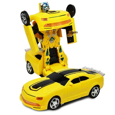 Christmas Clearance 2024! QTOCIO Toddler Toys, Smart Remote Control Transforming Car Robot -automatic Transformation The Ultimate Toy For Kids And Collectors Yellow Transformer Car
