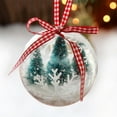 thumbnail image 1 of 2inch Large Clear Ball Ornaments, 10PCS Clear Plastic Fillable Christmas Balls Shatterproof Ornament Bauble for DIY Crafts Wedding Party Decor Holiday Home Decor (10, 2 inch), 1 of 2