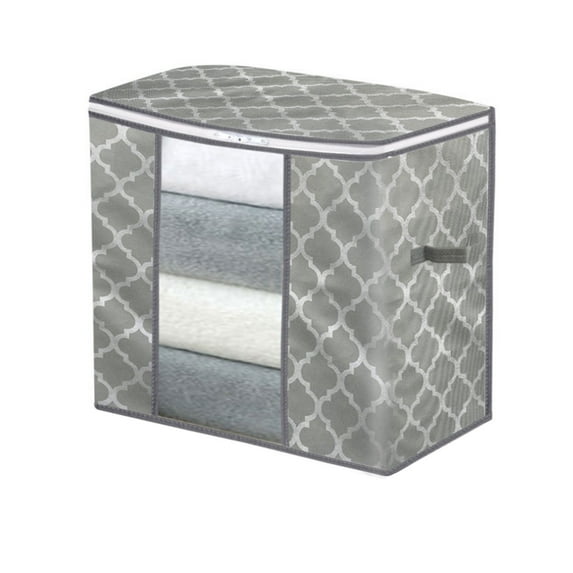 Christmas EDHITNR Gift Bag Storage Organizer, Cloth Storage Bins, Wardrobe Storage Bag, Cotton Quilt, Clothing Sorting Box, Sealed Storage Bag, Folding