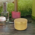 thumbnail image 1 of 50ml Round Aluminium Screw Jars - Lightweight, Recyclable Storage for Cosmetics, Candles, Ointments & DIY Crafts - Portable Size 55mm Diameter x 37mm Height - Perfect for Travel &, 1 of 5