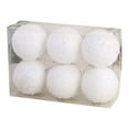 thumbnail image 1 of Christmas 6Pcs Christmas Ball Ornaments Glitter Sequin Foam Ornaments,Hanging Christmas Tree Ball Decorations Indoor Outdoor Christmas Decorations, 1 of 1