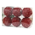 thumbnail image 1 of Christmas 6Pcs Christmas Ball Ornaments Glitter Sequin Foam Ornaments,Hanging Christmas Tree Ball Decorations Indoor Outdoor Christmas Decorations, 1 of 6