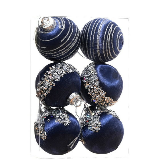 Christmas 6Pcs Christmas Balls Ornaments For Xmas Tree,Christmas Tree Decorations Balls