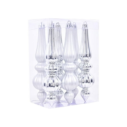 Christmas 6Pcs Christmas Tree Decoration Pendants Painted Decorative Balls