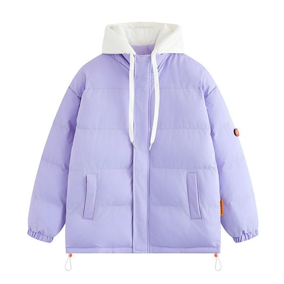 Christmas Clearance! AIEOTT Men Winter Warm Duck Down Jacket Ski Snow Thick Hooded Puffer Coat