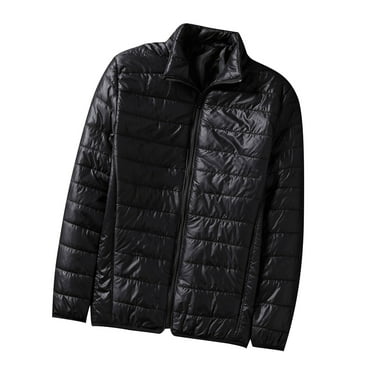 Christmas Clearance! AIEOTT Mens Lightweight Puffer Jackets Warm Puffy Winter Down Jacket Windproof Water Repellent Quilted Coat