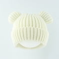 thumbnail image 1 of Christmas Clearance! AIEOTT Winter Hats for Kids Ages 1-6 Boya and Girls Double Pom Pom Hats Warm Knit Hats, 1 of 3
