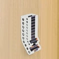 thumbnail image 1 of Battery Storage Organizer Wall-Mounted Bracket for AA/AAA Batteries - Durable Plastic, Double Layer Design, Space-Saving Solution for Home or Office - Includes 1 Storage Unit, Eas, 1 of 6