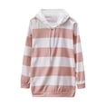 thumbnail image 1 of Christmas! Ohufall Hoodies for Women, Sweatshirt for Women Casual Solid Color Hooded Pocket Long Sleeved Sweater Jacket Top, 1 of 4