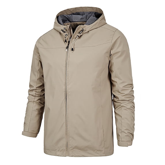 Christmas Clearance! Borniu Men's Coat, Men's Four Seasons Jacket Outdoor Mountaineering Solid Color Jacket Winter Clearance