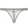 thumbnail image 1 of Christmas! Ohufall Mens Underwear, Men's Thong Mesh Comfortable Sweat-absorbing Ultra-thin Underwear Sexy T-shirt, 1 of 2