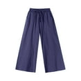 thumbnail image 1 of Christmas! Ohufall Pants Fashion Women Plus Size Pants, Drawstring Casual Solid Elastic Waist Pocket Loose Pants, 1 of 5