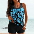 thumbnail image 1 of Christmas Clearance! Borniu Swimsuit Clearance! Womens Swimsuits Conservative Print Strappy Back Set Two Piece Swimsuits Swimdress, 1 of 8