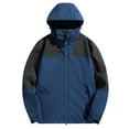 thumbnail image 1 of Christmas Clearance! Ohufall Women's Rain Jacket Detachable Cap And Windproof Thick Three-in-one Jacket Outdoor Sports Warm Jacket Clearance, 1 of 9