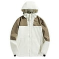 thumbnail image 1 of Christmas Clearance! Ohufall Women's Rain Jacket Detachable Cap And Windproof Thick Three-in-one Jacket Outdoor Sports Warm Jacket Clearance, 1 of 5