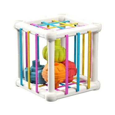 Christmas Clearance! Bvxeep Todder Toys, Shape Sorter Toys 12 18 Months Montessori Learning Developmental Toys 6 Sensory Shape Blocks Fine Motor Skills Birthday Gifts Toddler Boy Girl Age 1 2 3