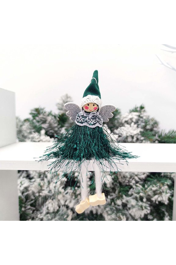 Christmas Clearance,Christmas Decoration, Sitting Angel Doll Pendant for Tree or Home,Christmas Gifts