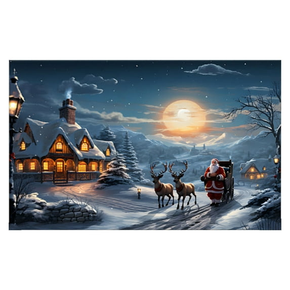 Christmas Clearance Christmas Door Mat Christmas Decor Rug Front Door Living Room Mats Washable Carpet Christmas Supplies,23.62x15.74inch