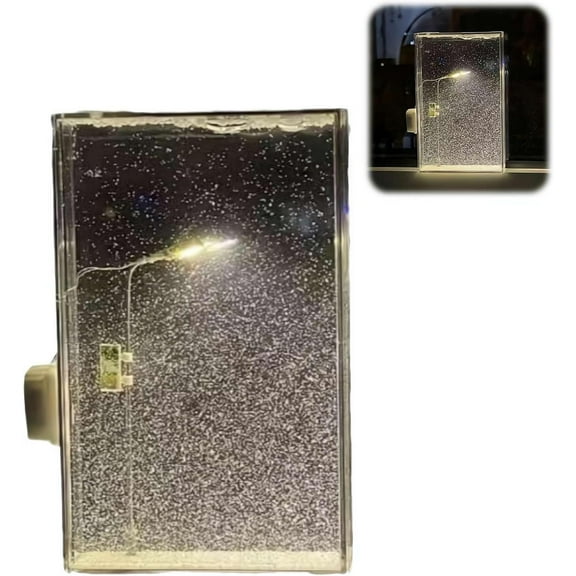 Christmas Christmas Snow Scene Nightlight, Realistic Night Street Lamps Snowy Night Street Lamp Street Lamp Indoor Christmas Lights Decoration It's an Excellent Gift to Give to Friends