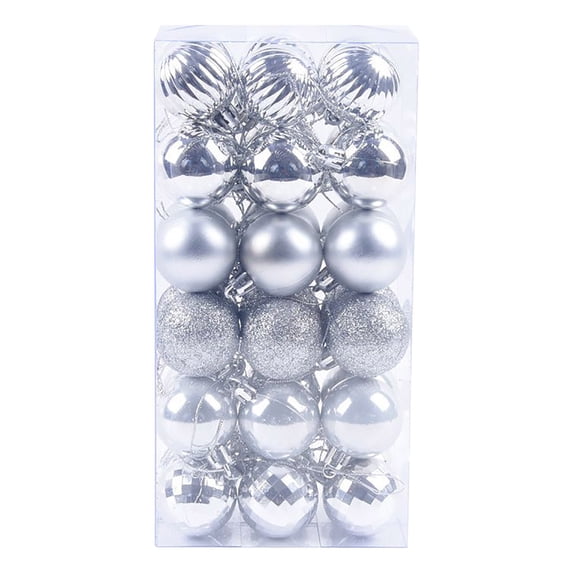 Christmas Clearance Christmas Tree Ornaments, 36pcs Christmas Ball Ornaments Set Shatterproof Christmas Tree Pendants for Xmas Home Party Decor