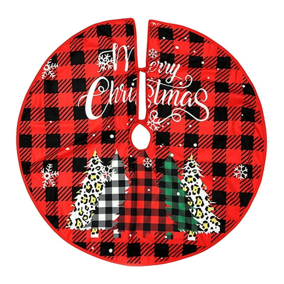 Christmas Christmas Tree Skirt 36 Inch Red Skirt for Merry Christmas Party Supplies,Indoor Outdoor Christmas Decoration Holiday Party Decor