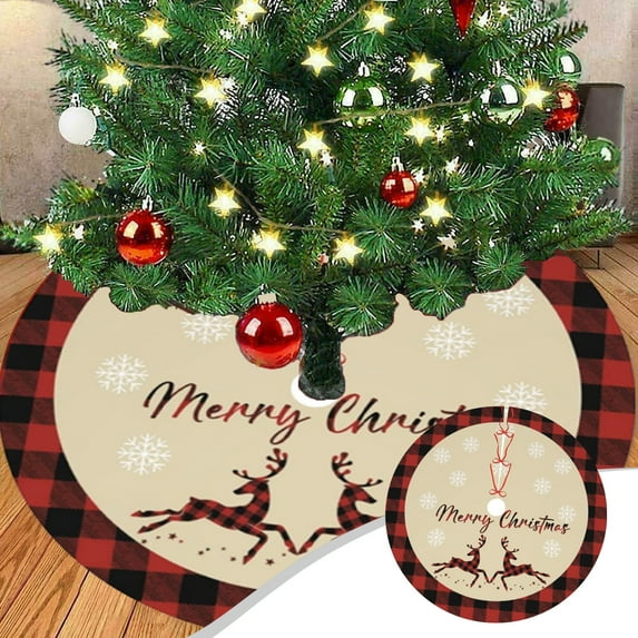 Christmas Clearance Christmas Tree Skirt American Santa Claus Christmas Holiday Xmas Tree Skirt For Christmas Decorations Skirt Xmas Holiday New Year Party Tree Mat Decor Indoor O Christmas Gifts