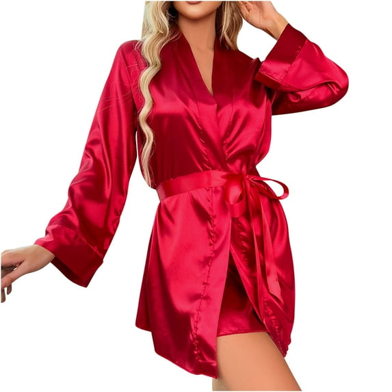 Christmas Clearance! Clearance! Ohufall Pajamas for Women, Ladies Fashion Comfortable Solid Color Lace Suspenders Pajamas Dress Woman Nightgown Home Clothes Suit
