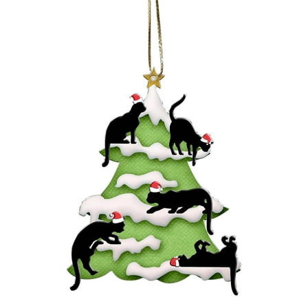 Christmas Cute Cat Ornaments Christmas Hanging Ornaments,Christmas Gifts for Kids Cat Lovers
