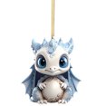thumbnail image 1 of Christmas Dragon Christmas Tree Hanging Ornament Christmas Dragon Acrylic Christmas Hanging Ornament, 1 of 5