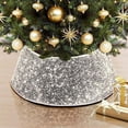 thumbnail image 1 of Christmas Clearance! Feledorashia Christmas Tree Collars Tree Skirt Non-Woven Fabric Tree Skirt Collar Tree Base Decoration Christmas Holiday Party Supplies,15.7x23.6x7.8 in, 1 of 8