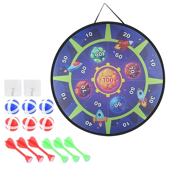 QTOCIO Toddler Toys Gifts, Children's Dart Board Dinosaur Sky Shape Double Competitive Throwing Toy