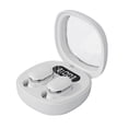 thumbnail image 1 of Christmas Clearance Holiday Deals! QTOCIO Wireless Bluetooth Headphones, Wireless Bluetooth Earphones 5.3 In Ear LED Display Power Low Delay HD Call, White, 1 of 7