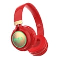 thumbnail image 1 of QTOCIO Wireless Bluetooth Headset, Over Ear Bluetooth Wireless Headphones Long Battery Life HiFi Noise Reduction Foldable Lightweight Headset, Red, 1 of 8