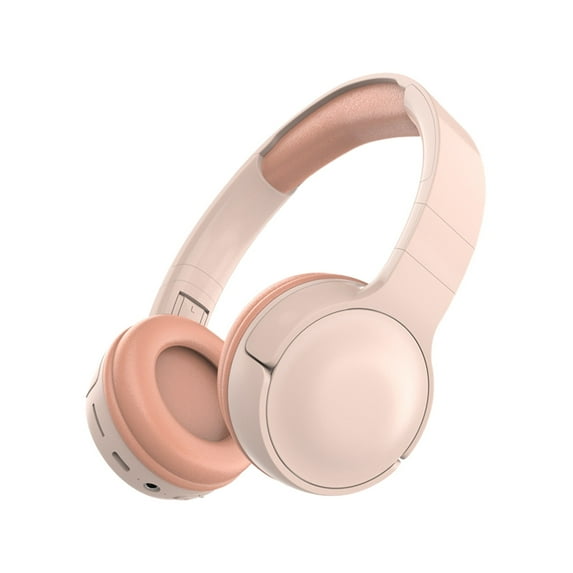 Christmas Clearance Holiday Deals! QTOCIO Wireless Bluetooth Headset, Headworn Wireless Earphones Bluetooth 5.0 Long Range HiFi Sound Quality Gaming Listening To Music Sports Earphones, Pink