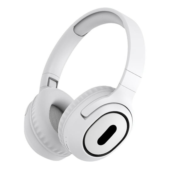 QTOCIO Wireless Bluetooth Headset, Subwoofer Bluetooth Headphones 5.3 Mobile Computer Game Music Sports Game Headphones, White